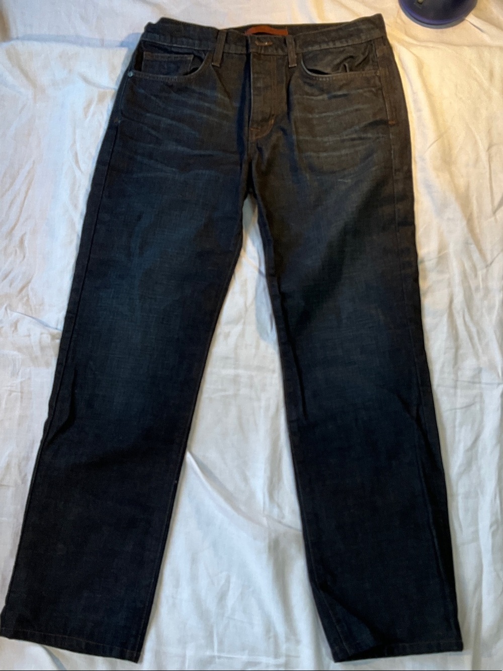 Joe's Jeans Straight-Leg Dark Indigo Denim